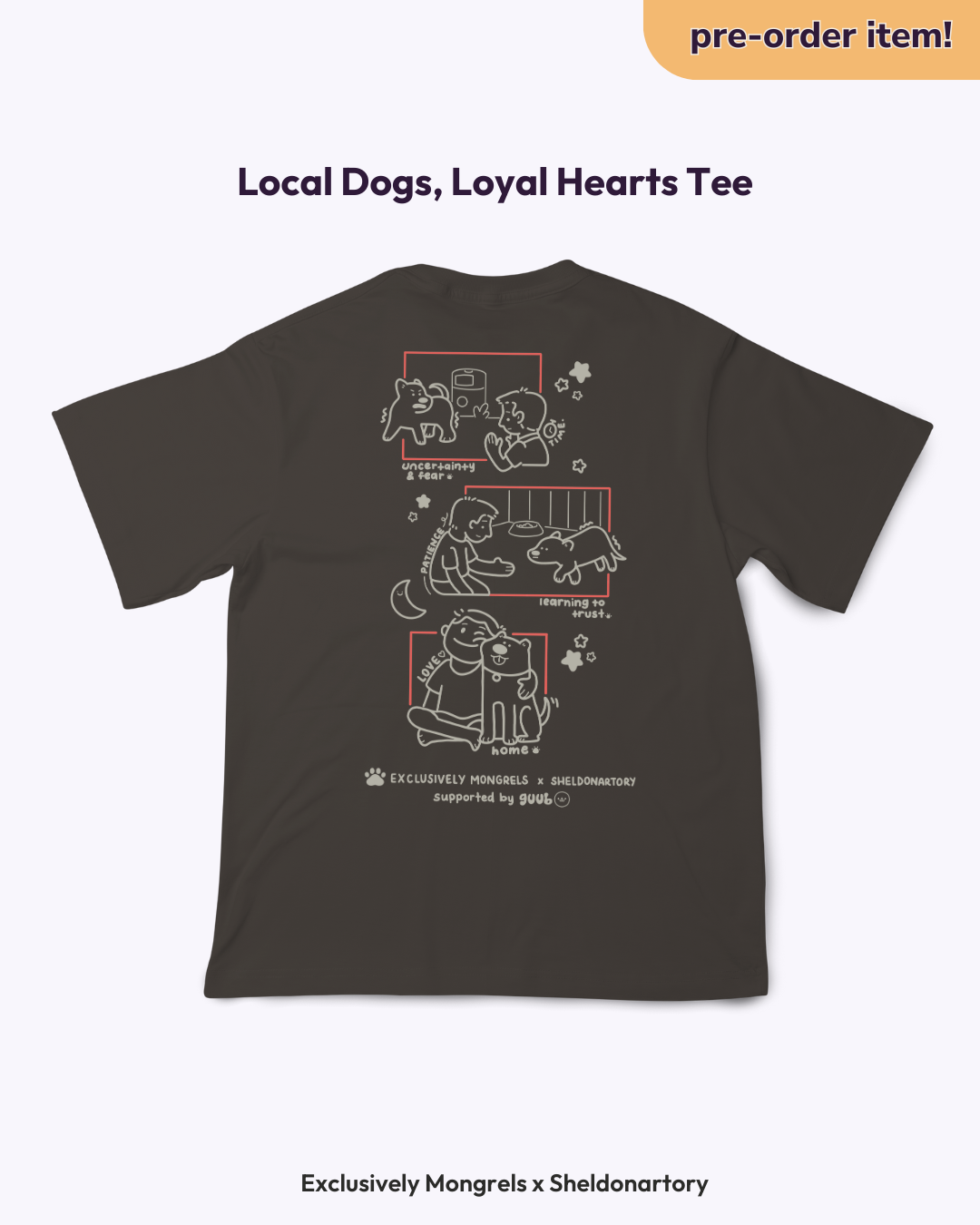 Local Dogs Loyal Hearts Oversized Tee (Pre-order)