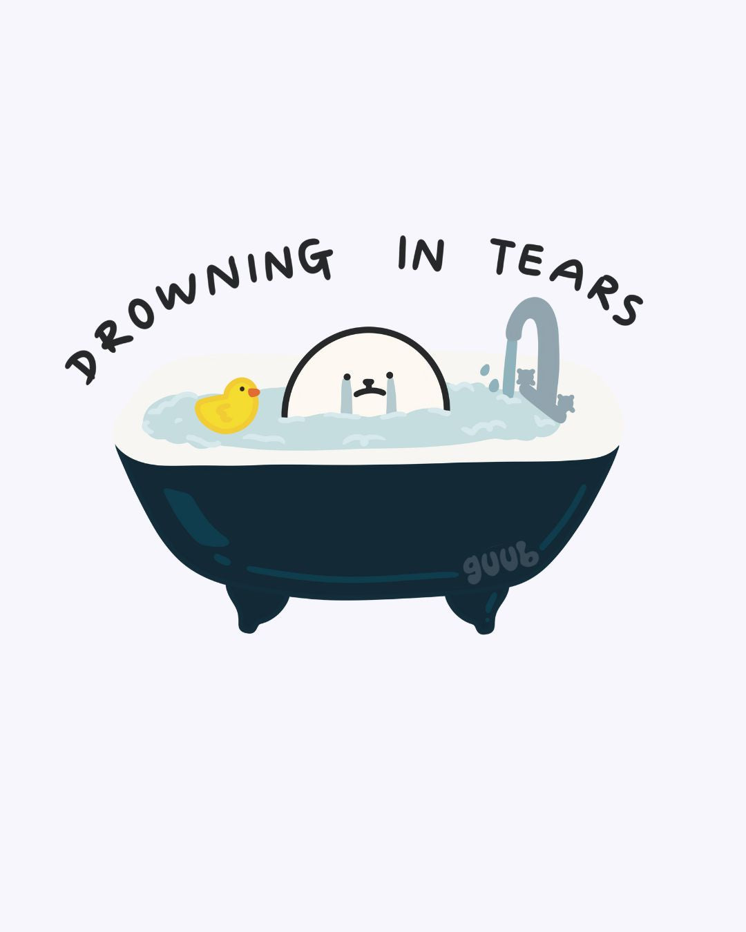 Drowning in tears Vinyl Sticker