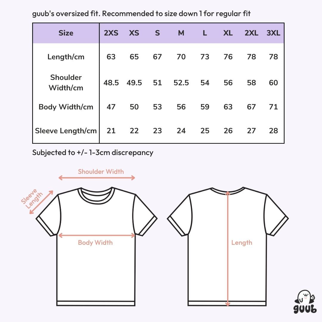 guub x Heng Suay Mama Shop Oversized Tee - White