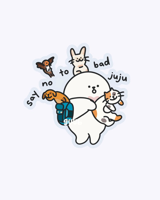 Say No To Bad Juju Vinyl Sticker