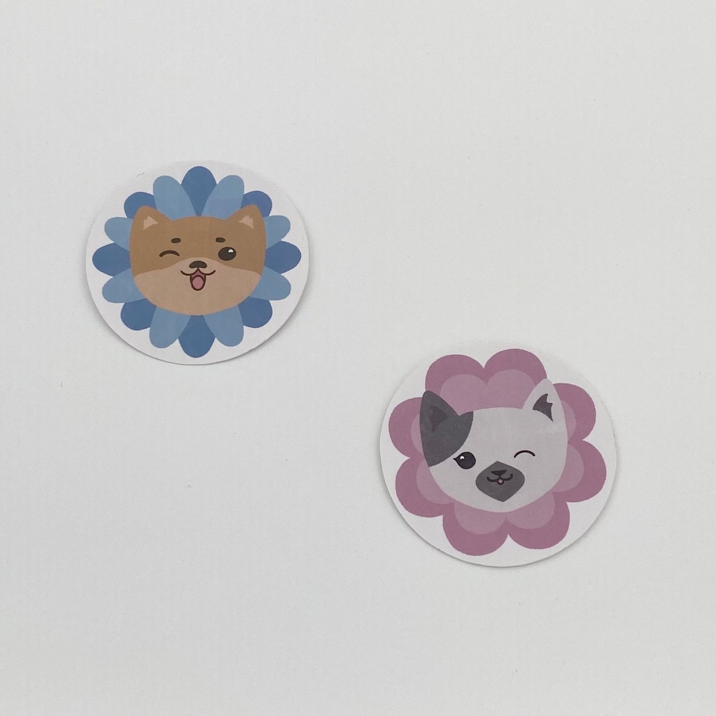 Animals in Bloom Stickers