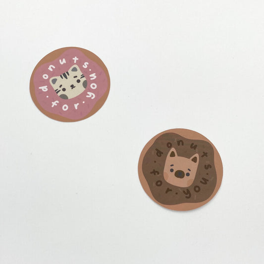 Donut Duo Stickers
