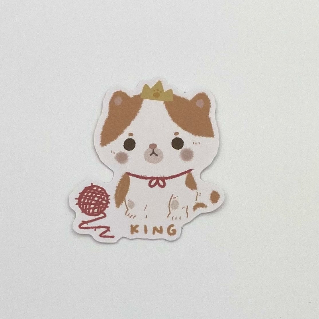 Cookie & King Sticker