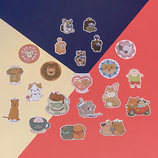 "Fur-iend In Need" Sticker Collection