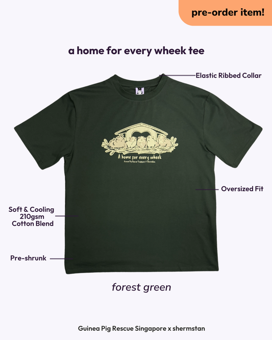 A Home For Every Wheek Oversized Tee (Pre-order)