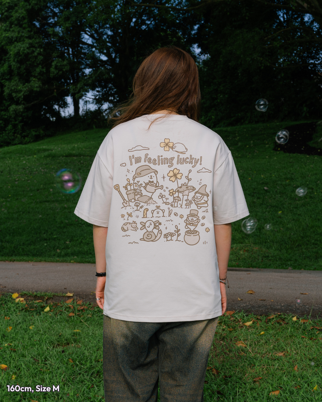I'm Feeling Lucky Tee - Cream (Pre-order)