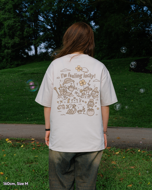 I'm Feeling Lucky Tee - Cream (Pre-order)