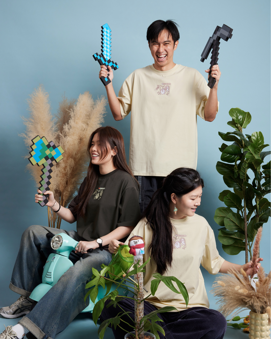 Enjoy The Side Quests 2.0 Tee - Charcoal Brown