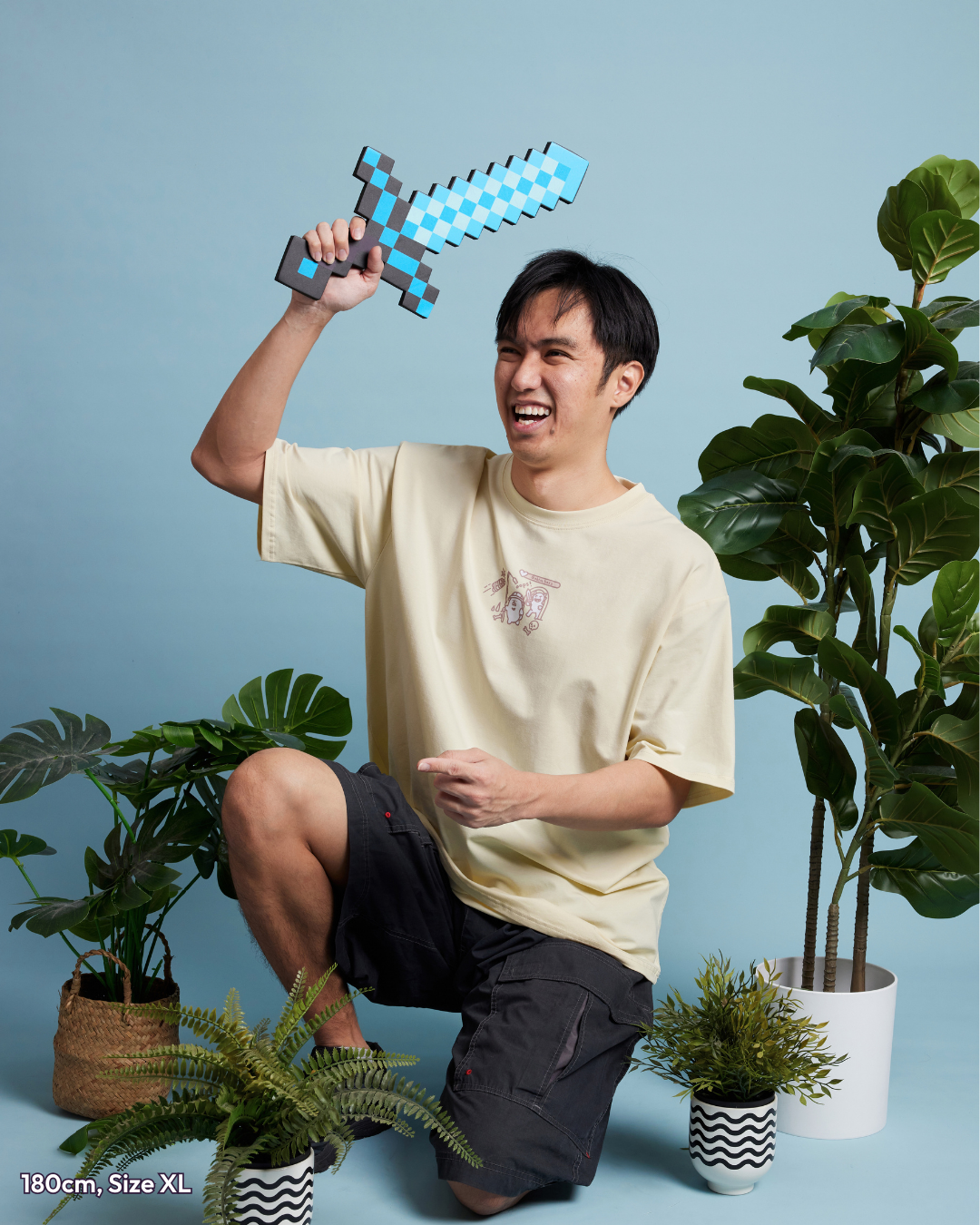Enjoy The Side Quests 2.0 Tee - Pastel Yellow