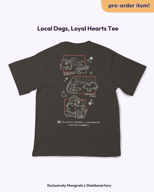 Local Dogs Loyal Hearts Oversized Tee (Pre-order)