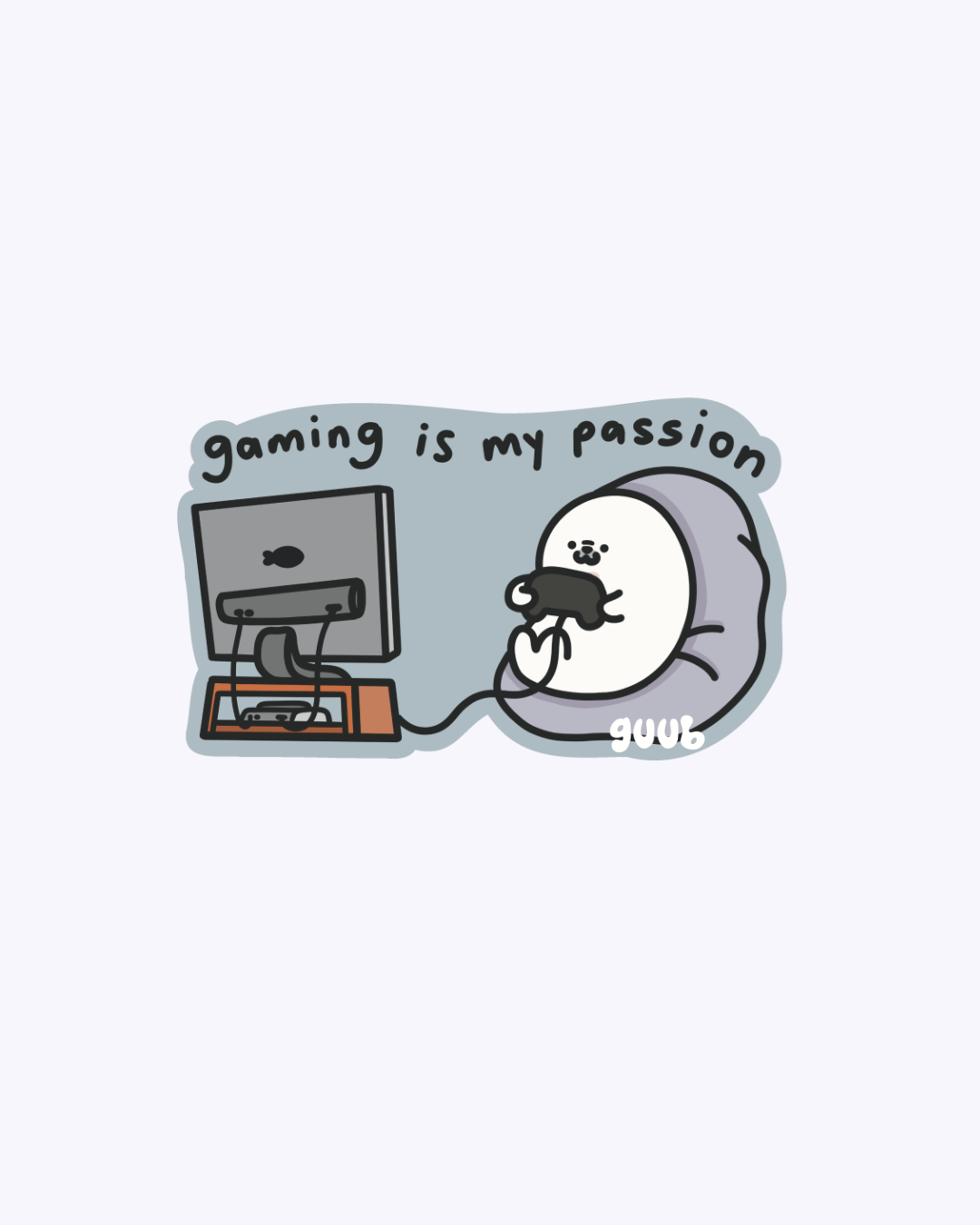 Gaming is My Passion Vinyl Sticker