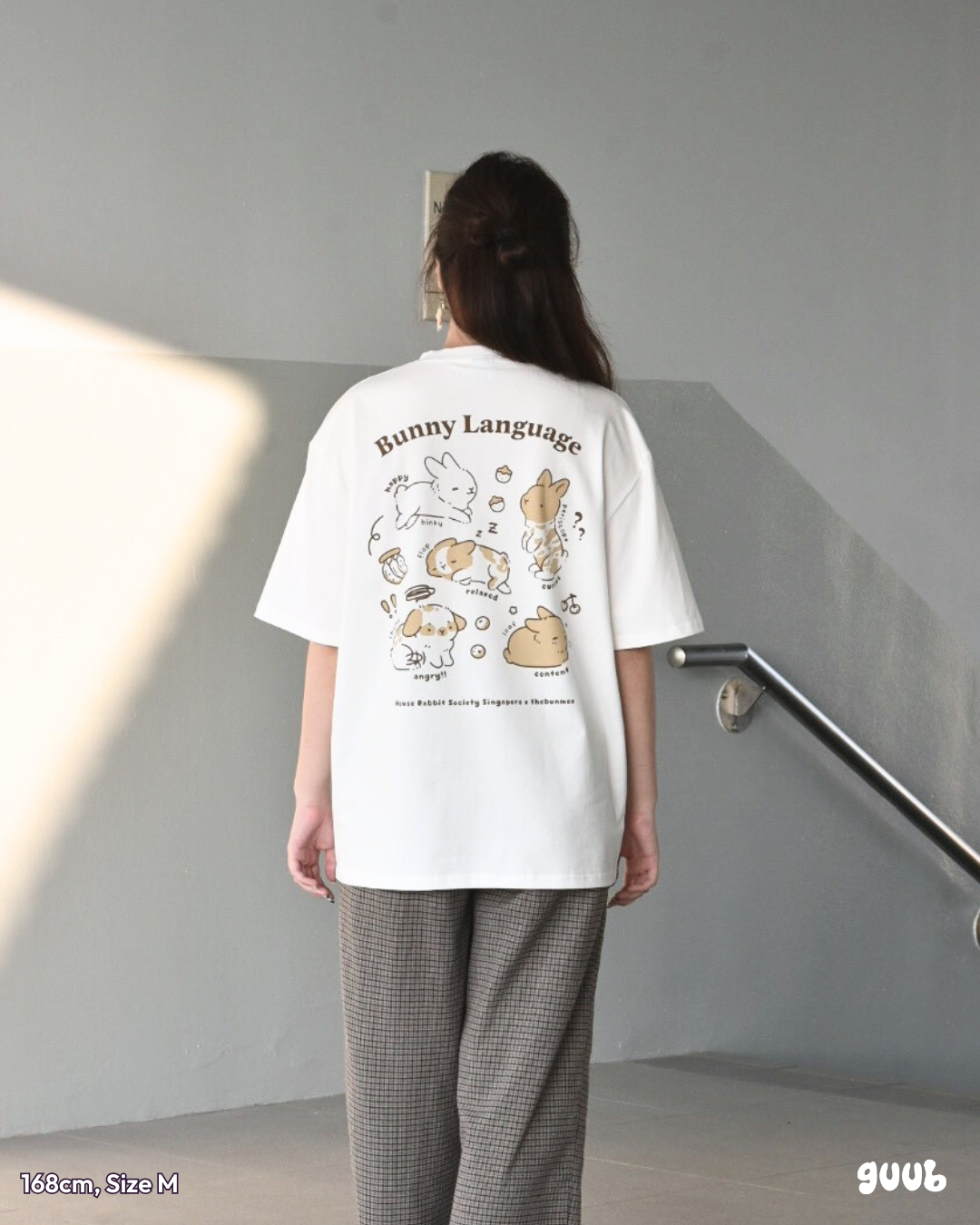 Bunny Language Oversized Tee (Pre-order)