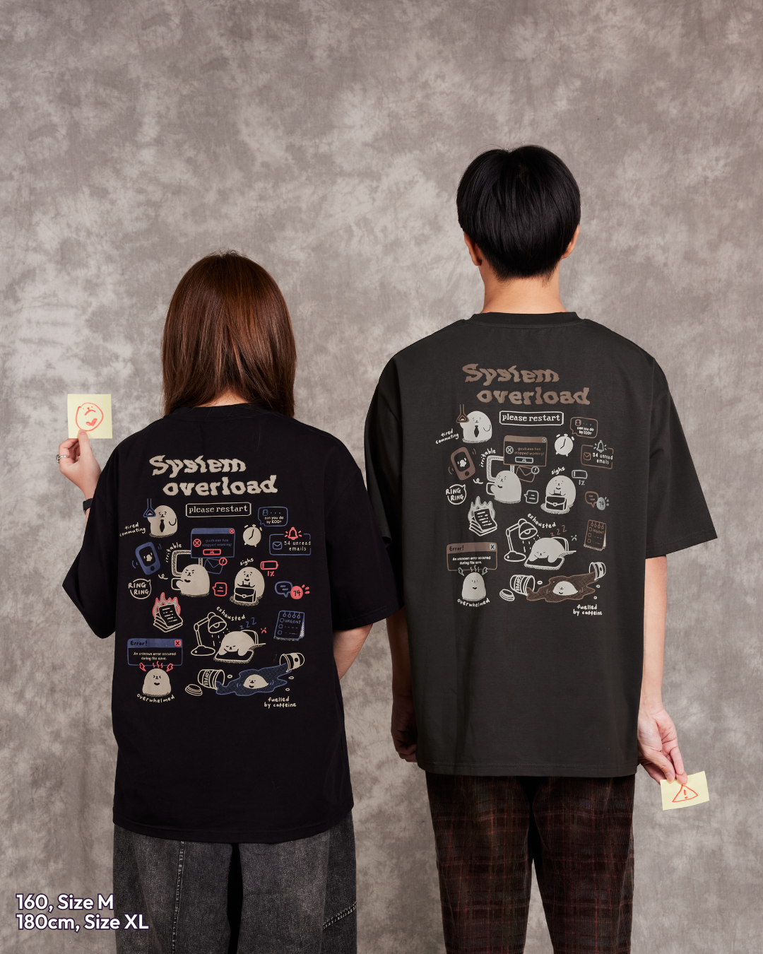 Overworked Oversized Tee - Black