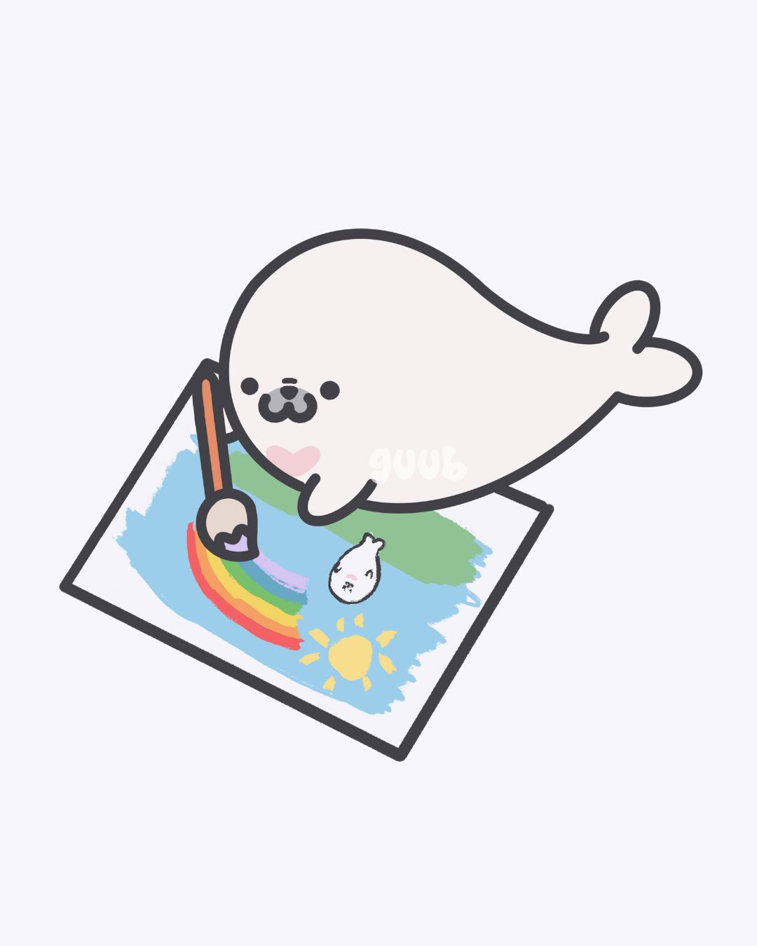 Assorted guub Moods Vinyl Stickers