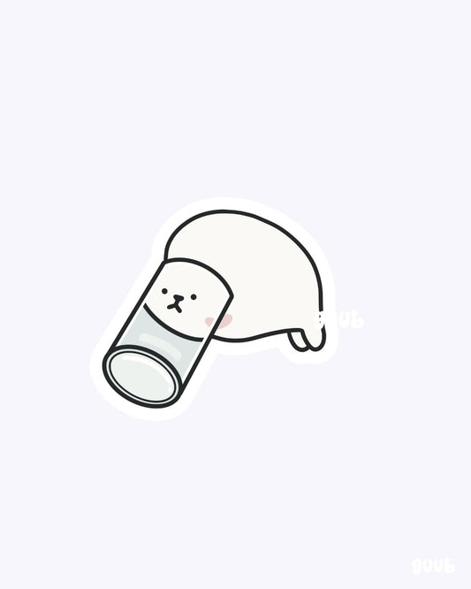 cuppie (guubie in a cup) Vinyl Sticker