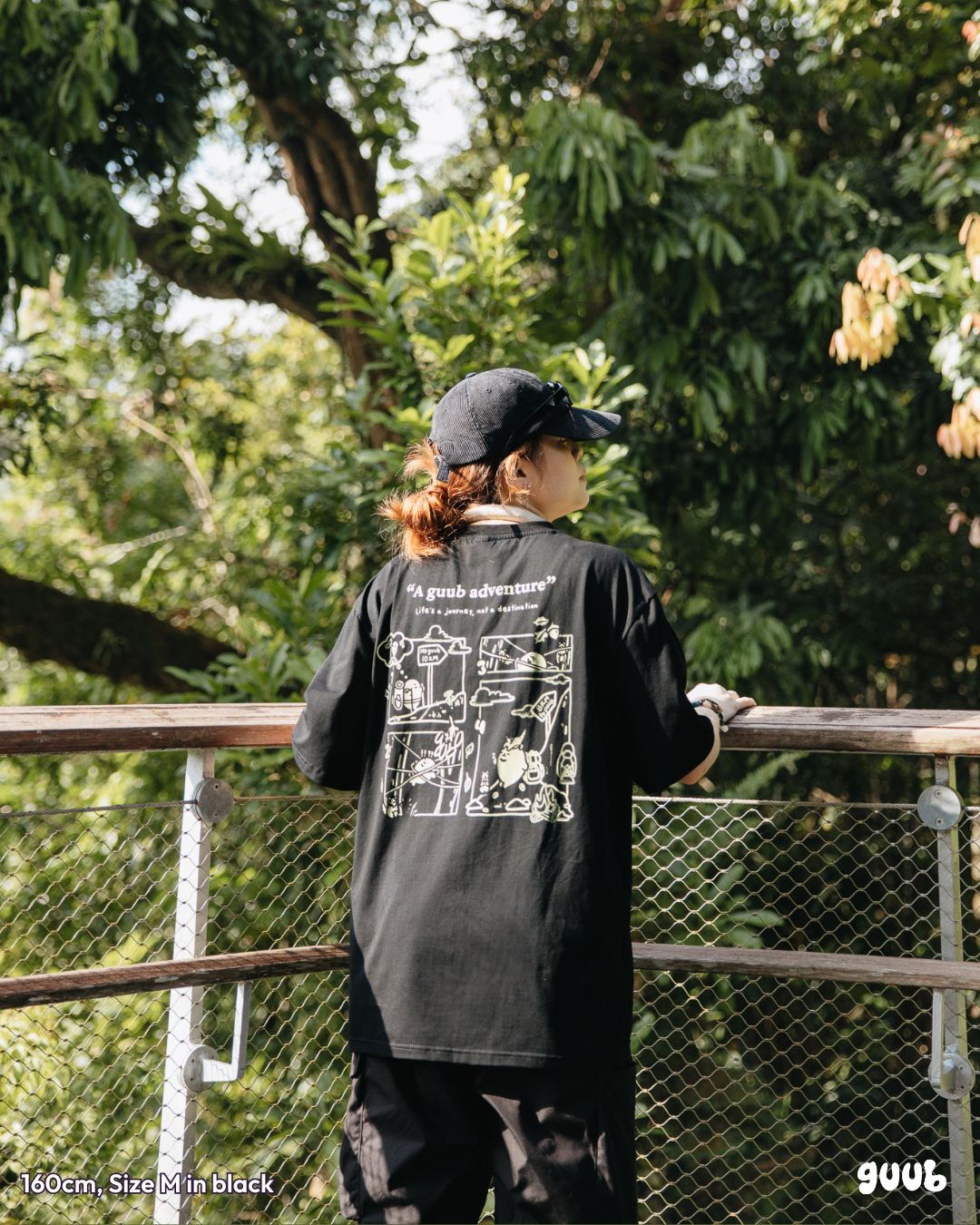 guub Adventure Oversized Tee - Black