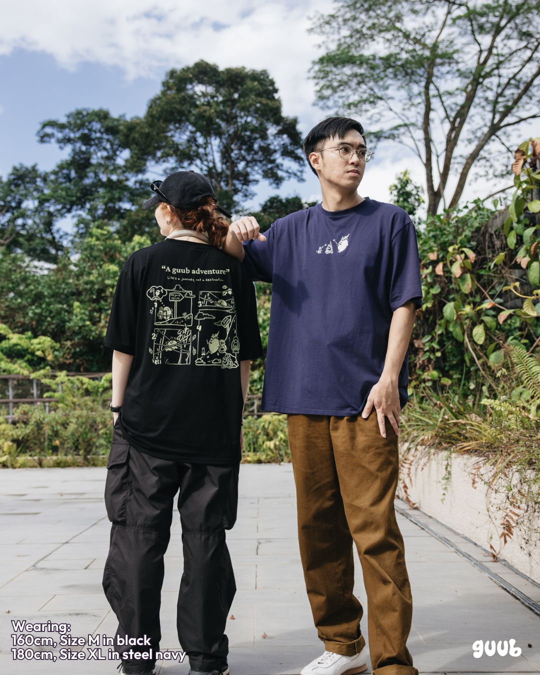 guub Adventure Oversized Tee - Steel Navy