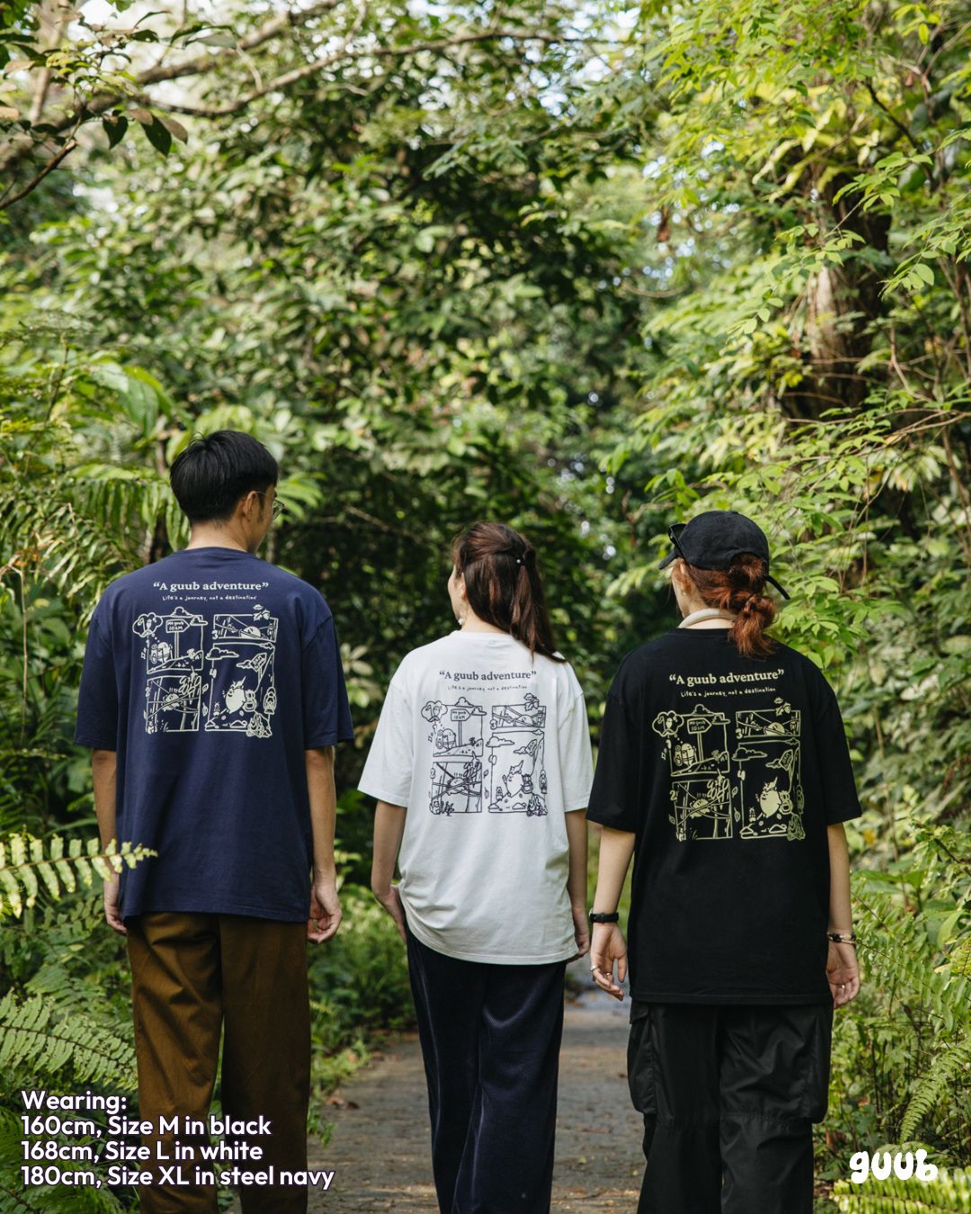 guub Adventure Oversized Tee - Steel Navy