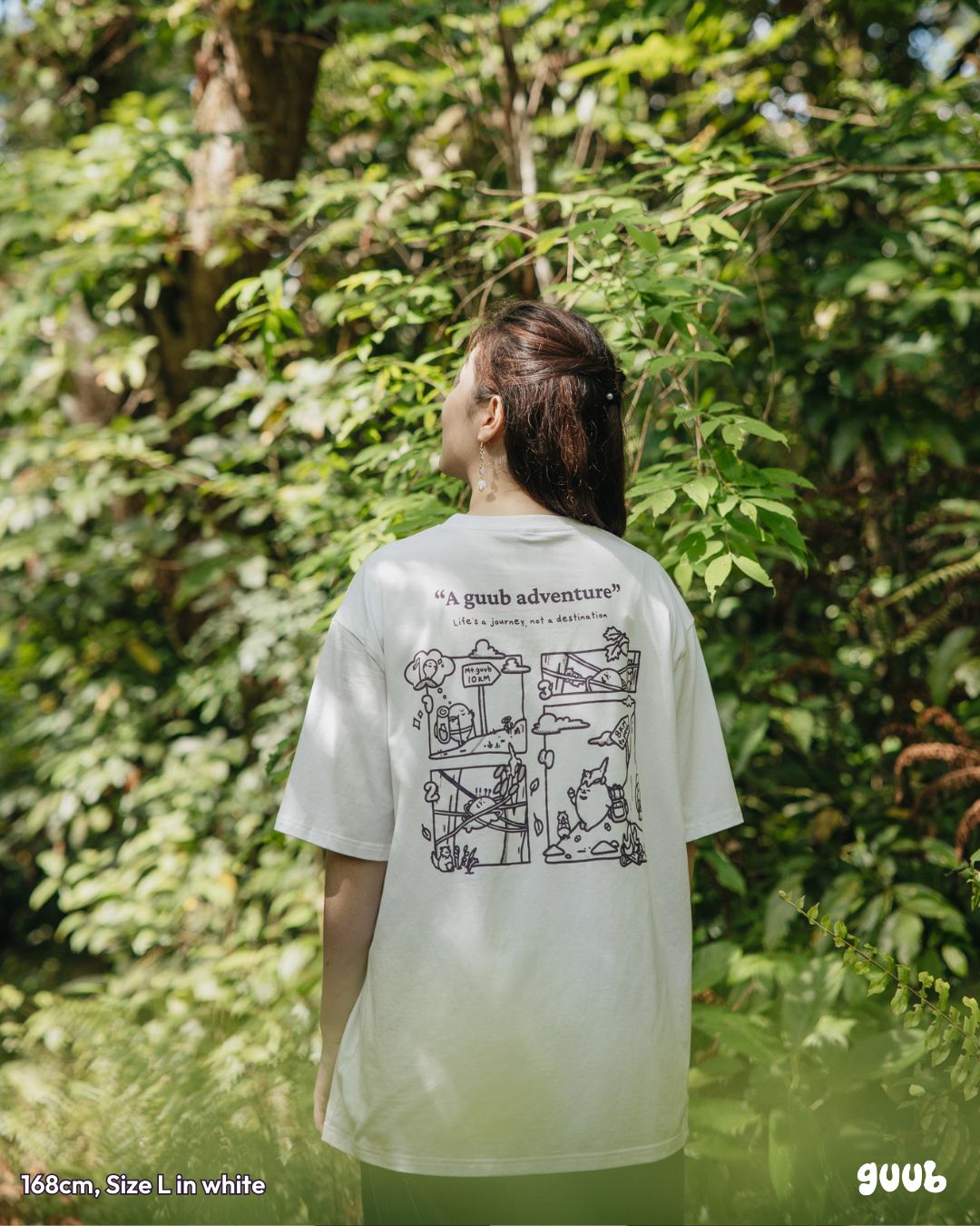 guub Adventure Oversized Tee - White