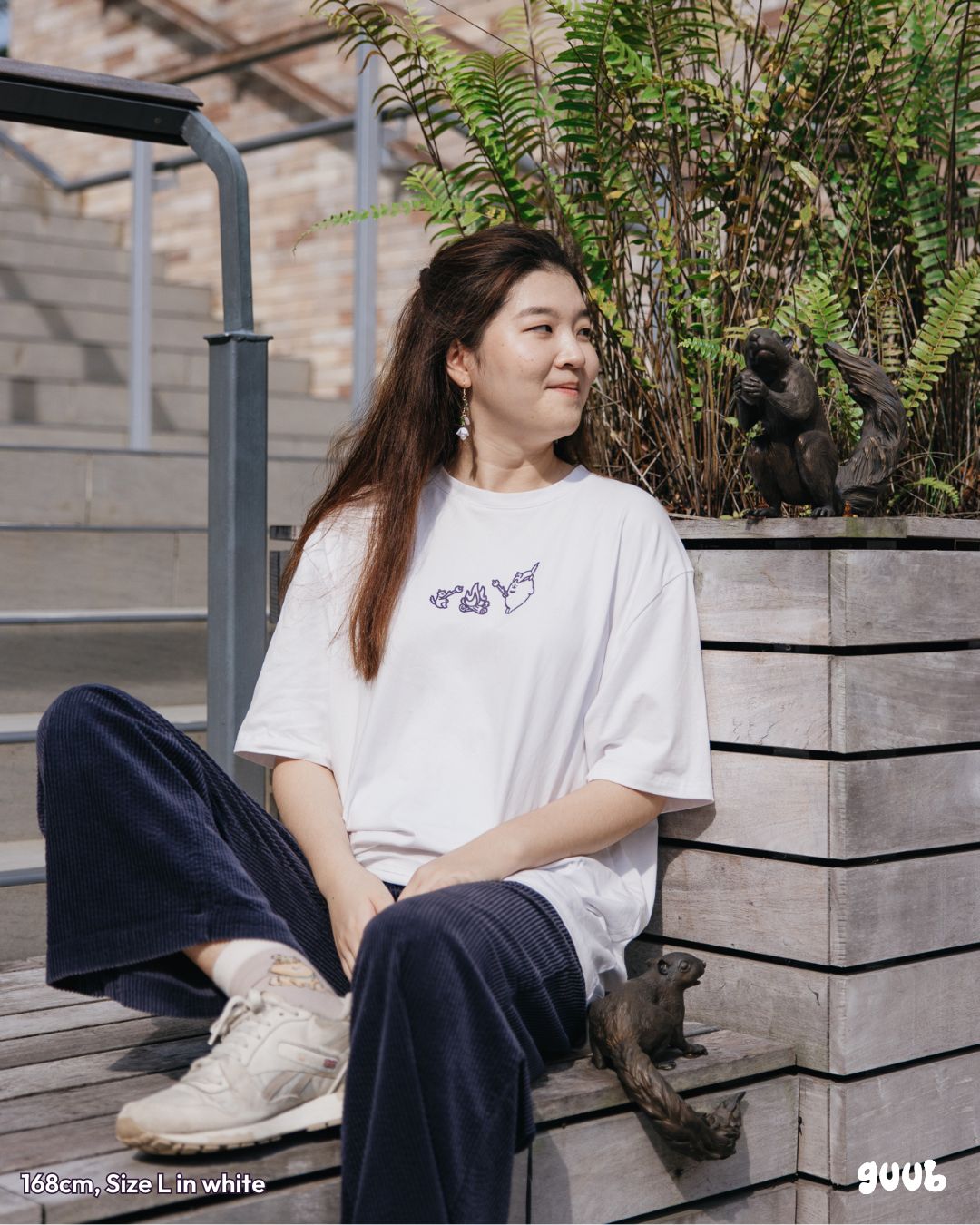 guub Adventure Oversized Tee - White