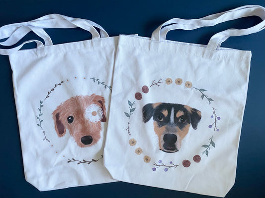 Cookie & Buddy Tote Bags